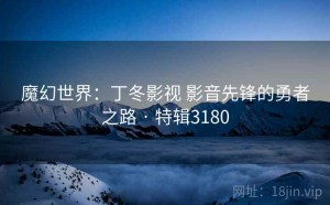 魔幻世界：丁冬影视 影音先锋的勇者之路 · 特辑3180