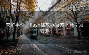 未解事件：flash播放器官方下载引发猜测