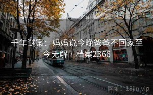 千年谜案：妈妈说今晚爸爸不回家至今无解 · 档案2366