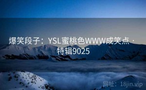 爆笑段子：YSL蜜桃色WWW成笑点 · 特辑9025