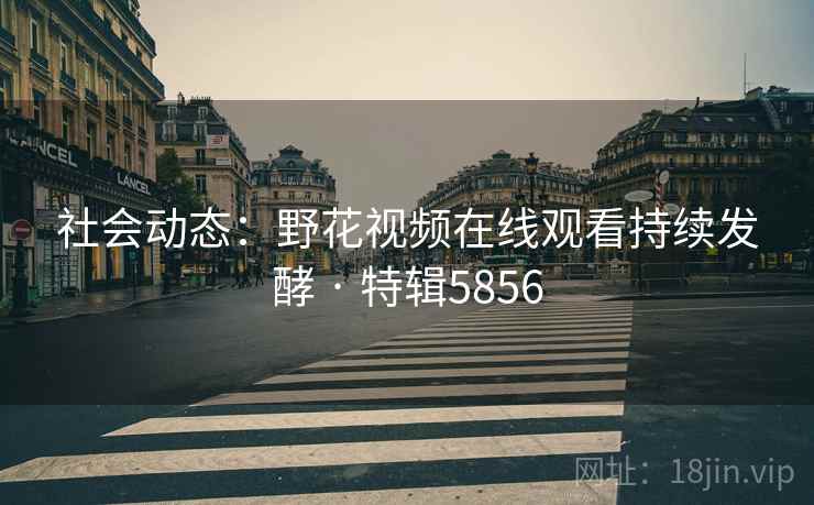 社会动态：野花视频在线观看持续发酵 · 特辑5856